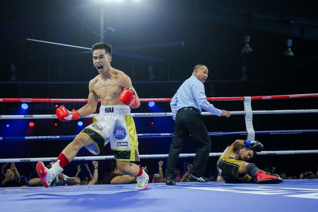 'Nam vương boxing' Trương Đình Hoàng hạ võ sĩ Hàn Quốc giữ đai WBA châu Á - Ảnh 3.