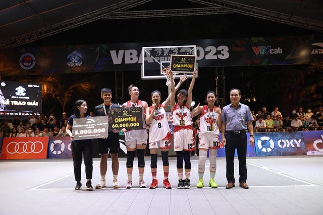Đội nam Thang Long Warriors, nữ Rohto Saigon Heat thắng chặng 2 giải bóng rổ VBA 3x3 - Ảnh 4.