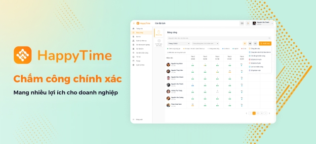 HappyTime.vn - Giải pháp quản lý thời gian và chấm công tinh gọn - Ảnh 1.