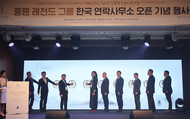 Trung Nguyên Legend chính thức mở văn phòng đại diện tại Hàn Quốc - Ảnh 1.