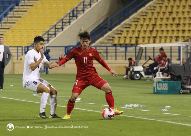 U.23 Việt Nam 0-0 U.23 Kyrgyzstan (tỷ số luân lưu 4-5): Nỗ lực đáng khen, Thanh Nhàn xuất sắc nhất - Ảnh 4.