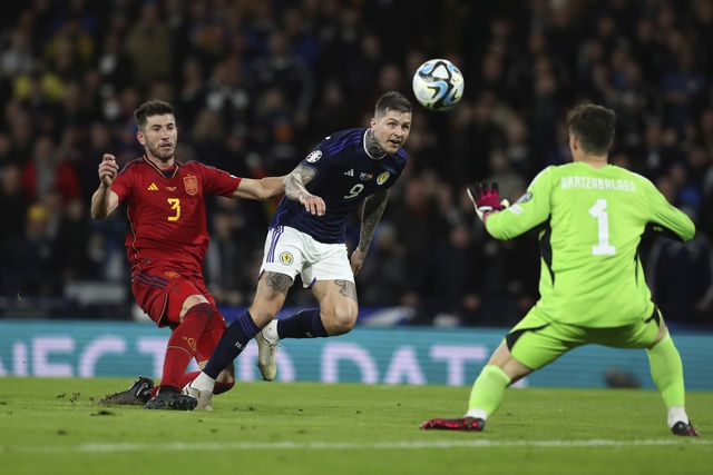 Vòng loại EURO 2024: Đội tuyển Tây Ban Nha nhận trận thua sốc trước Scotland - Ảnh 1.