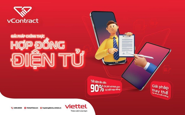 Tiết kiệm 90% chi phí và thời gian ký kết hợp đồng nhờ vContract của Viettel - Ảnh 1.