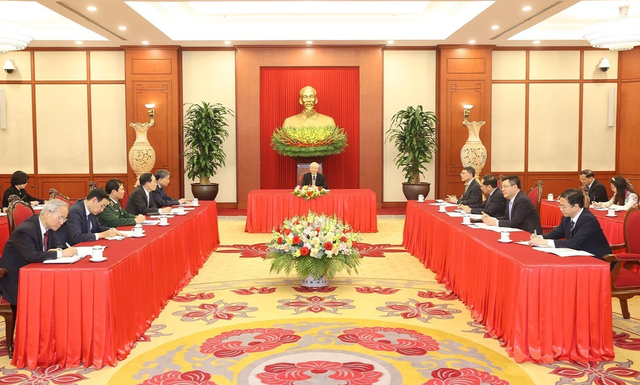 Tổng Bí thư Nguyễn Phú Trọng điện đàm với Tổng thống Mỹ Joe Biden - Ảnh 2.