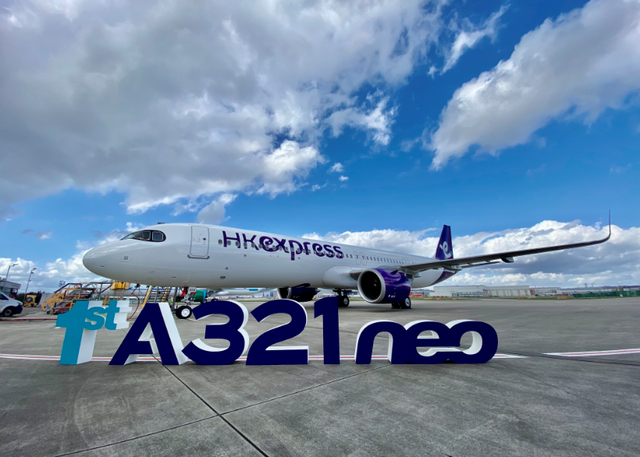 Hãng hàng không giá rẻ HK Express nhận chiếc máy bay Airbus A321neo đầu tiên  - Ảnh 1.