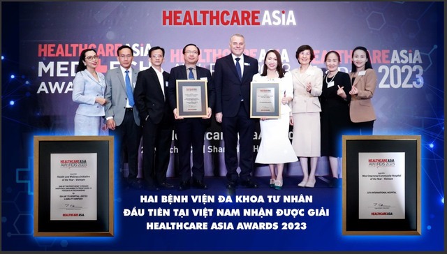 Hai Bệnh viện đa khoa tư nhân tại Việt Nam nhận giải Healthcare Asia Award năm 2023 - Ảnh 1.