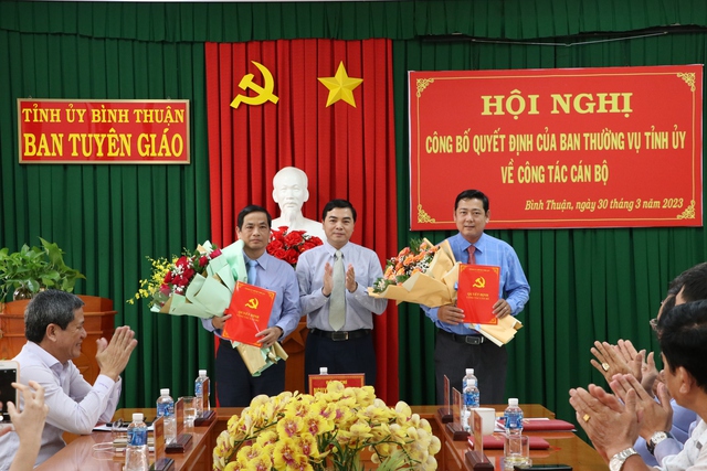 Bí thư Huyện ủy Hàm Tân làm Trưởng ban Tuyên giáo Tỉnh ủy Bình Thuận - Ảnh 1.