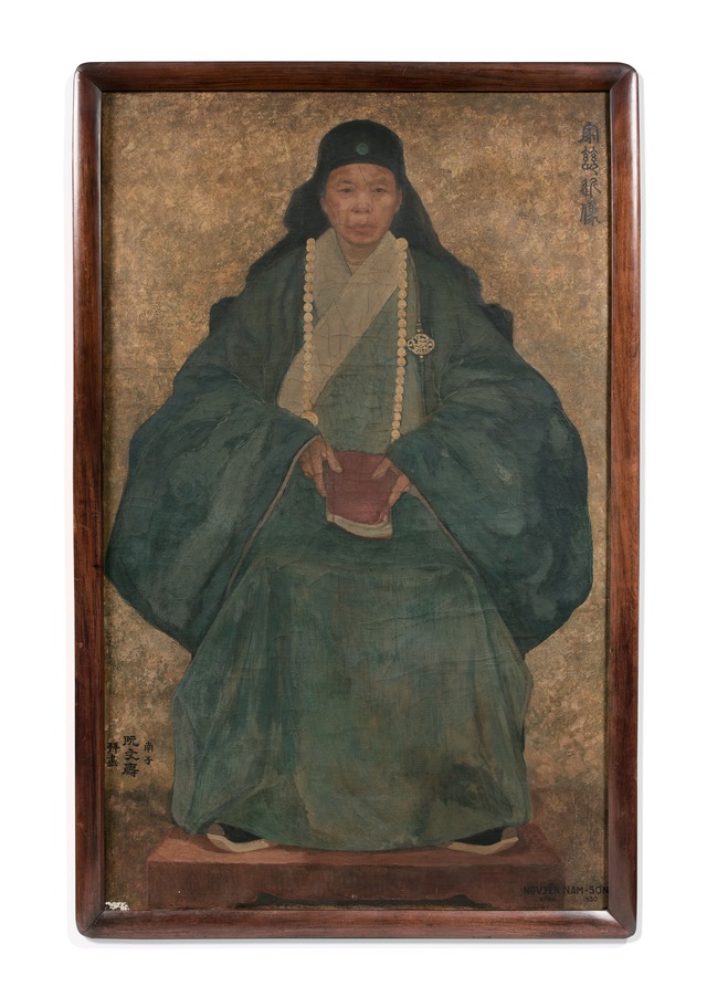 Bức tranh 'Chân dung Mẹ tôi' của Nguyễn Nam Sơn được gõ búa 200.000€  - Ảnh 1.