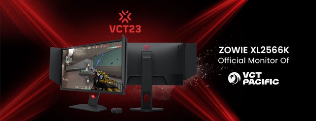 Giải eSports Valorant Champion Tour Pacific công bố màn hình thi đấu ZOWIE XL2566K - Ảnh 1.