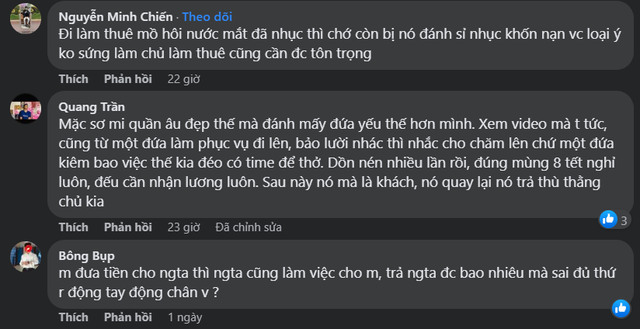 Phẫn nộ trước hành động nam quản lý đánh nữ nhân viên phục vụ quán nước - Ảnh 2.