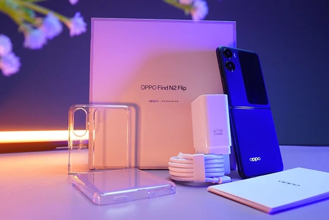 Cái nhìn đầu tiên về mẫu smartphone màn hình gập Oppo Find N2 Flip - Ảnh 1.