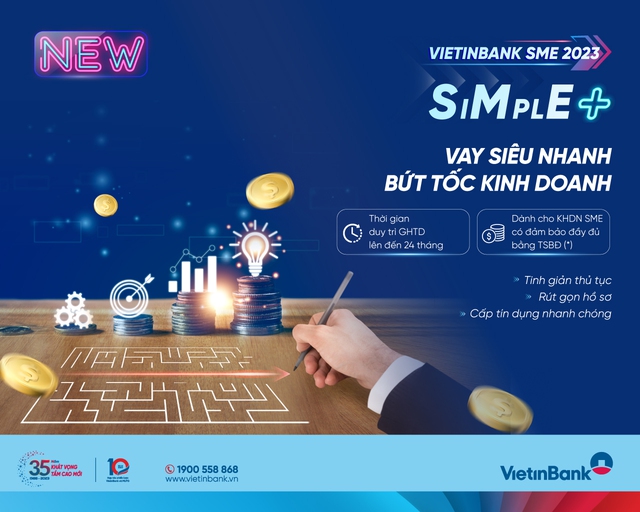 VietinBank SME SIMPLE+: Giải pháp đột phá dành cho doanh nghiệp vừa và nhỏ - Ảnh 1.