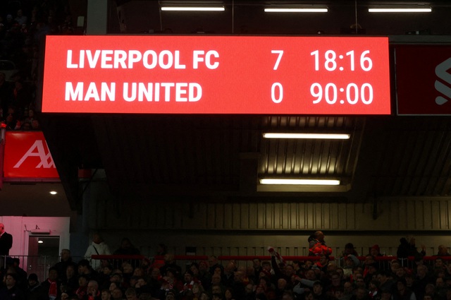 Lần gần nhất Man United thua Liverpool 7 bàn là khi nào? - Ảnh 1.