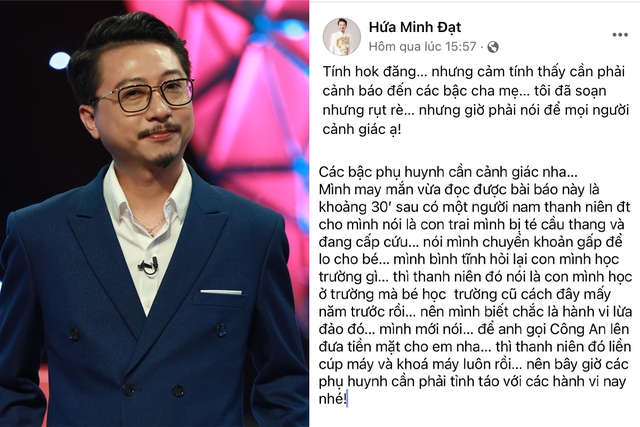 Hứa Minh Đạt xử lý cao tay khi kẻ xấu mạo danh thầy cô để lừa đảo - Ảnh 2.