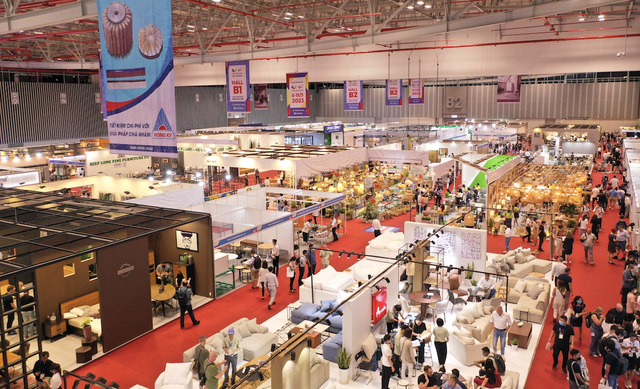 VIFA EXPO 2023 tổ chức tại TP.HCM với 2.410 gian hàng và 600 doanh nghiệp tham gia - Ảnh 1.