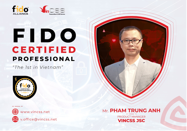 Người Việt đầu tiên được FIDO Alliance cấp chứng nhận chuyên gia xác thực mạnh - Ảnh 1.