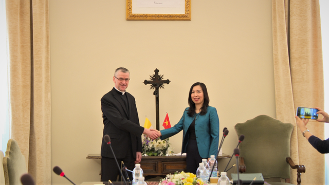 Việt Nam và Vatican nhất trí về quy chế hoạt động của Đại diện Thường trú  - Ảnh 1.
