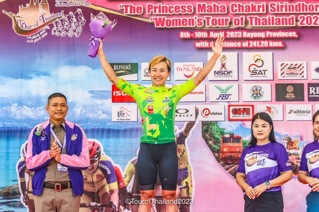 Nguyễn Thị Thật đoạt áo xanh chung cuộc Tour of Thailand - Ảnh 1.