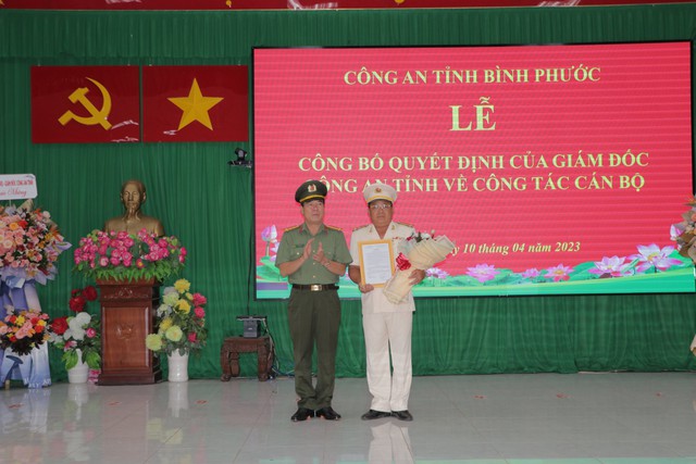 Thượng tá Nguyễn Anh Tuấn được điều động giữ chức Trưởng công an TP.Đồng Xoài - Ảnh 1.