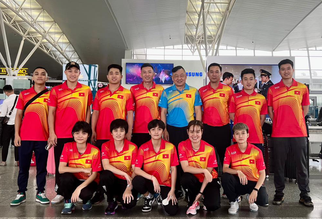 Đội tuyển bóng bàn Việt Nam tập huấn ở Trung Quốc hướng đến HCV SEA Games 32 - Ảnh 2.