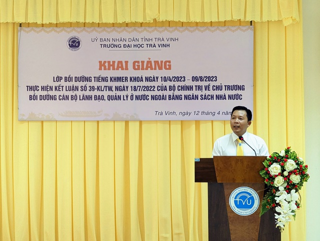 Ban tổ chức T.Ư mở lớp bồi dưỡng Tiếng Khmer cho cán bộ quản lý các tỉnh - Ảnh 3.