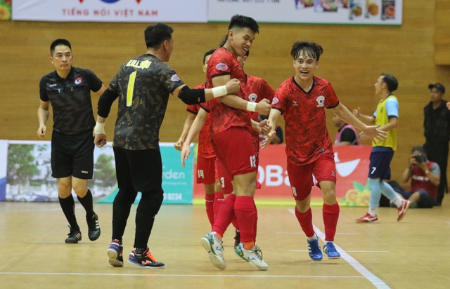 Minh Quảng ghi bàn duy nhất cho CLB Tân Hiệp Hưng
