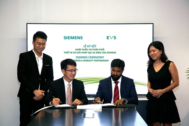 Siemens chọn EVS làm đối tác cung cấp giải pháp sạc xe điện tại Việt Nam - Ảnh 1.