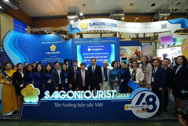 Tham gia Hội chợ VITM Hà Nội 2023, Saigontourist Group góp phần kích cầu du lịch - Ảnh 1.