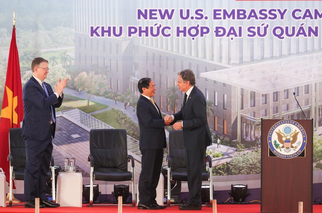 Ngoại trưởng Mỹ: Đại sứ quán mới là bước tiến quan trọng trong quan hệ hai nước - Ảnh 4.