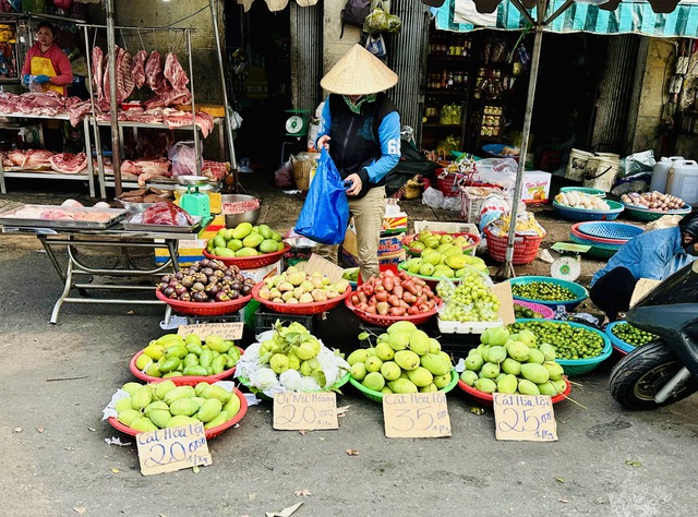 Xoài cát Hòa Lộc miền Tây chín rộ, giá giảm mạnh - Ảnh 2.