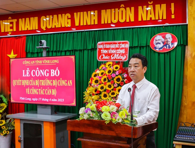 Phó ban nội chính Tỉnh ủy được bổ nhiệm Phó giám đốc Công an tỉnh Vĩnh Long - Ảnh 2.