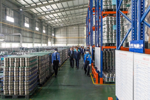 Nhà máy sản xuất đồ gia dụng Elmich có diện tích 50.000m², tọa lạc tại khu công nghiệp An Mỹ, huyện Bình Lục, tỉnh Hà Nam Ảnh: Elmich