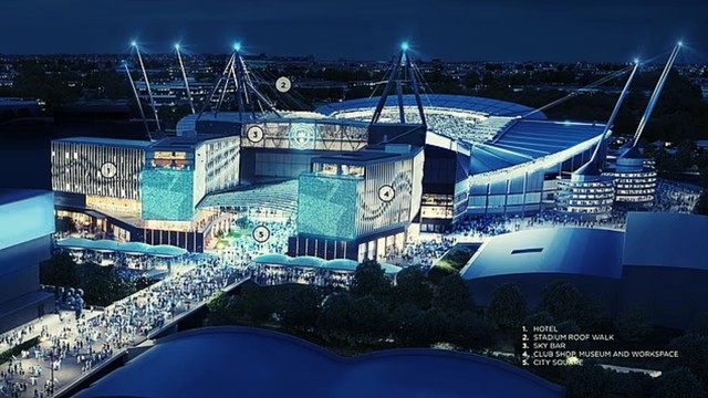 Manchester City tiếp tục dùng 300 triệu bảng để nâng cấp sân Etihad - Ảnh 1.