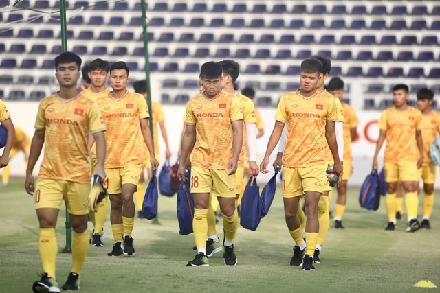 U.22 Việt Nam miệt mài chạy đua cho SEA Games 32 - Ảnh 1.