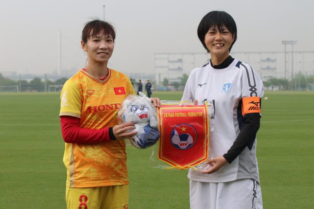 Đội tuyển nữ Việt Nam thắng dễ trận giao hữu đầu tiên tại Nhật Bản - Ảnh 1.