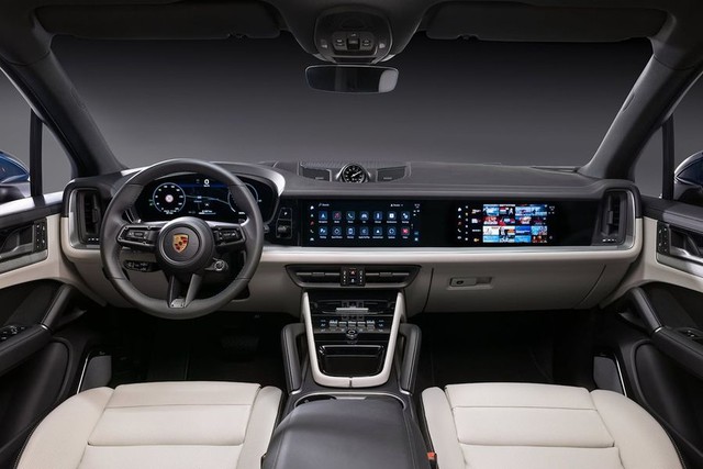 Porsche Cayenne 2024 nâng cấp nội thất 'ngộp' màn hình   - Ảnh 3.