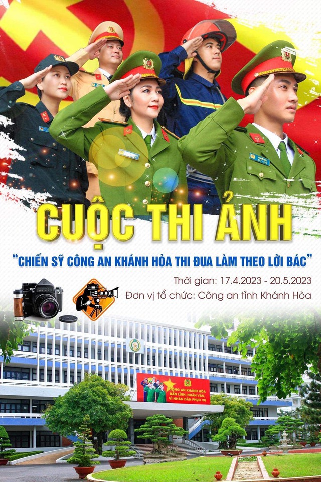 Cuộc thi ảnh chủ đề 'Chiến sĩ Công an Khánh Hòa thi đua làm theo lời Bác' - Ảnh 1.