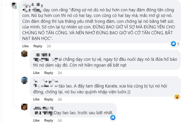 Phụ huynh có nên dạy con đánh trả khi bị bắt nạt ở trường? - Ảnh 1.