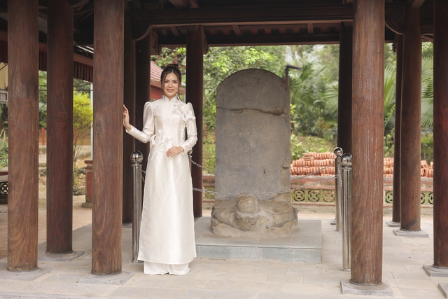 Hoa hậu Lương Kỳ Duyên quảng bá Thác Bản Ba và bảo vật quốc gia Tuyên Quang   - Ảnh 2.