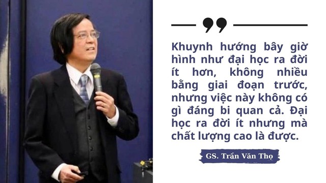 GS Trần Văn Thọ: trường đại học có thể ra đời ít, miễn là chất lượng cao! - Ảnh 8.