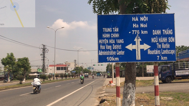 Chỉnh sửa chính tả bảng chỉ đường bằng tiếng Anh ở Đà Nẵng - Ảnh 2.