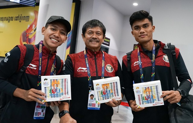 U.22 Indonesia đã đến Campuchia sẵn sàng chinh phục HCV SEA Games 32 - Ảnh 1.