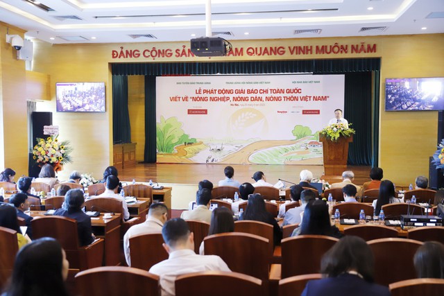 Lần đầu phát động Giải báo chí toàn quốc viết về nông nghiệp, nông dân, nông thôn - Ảnh 1.