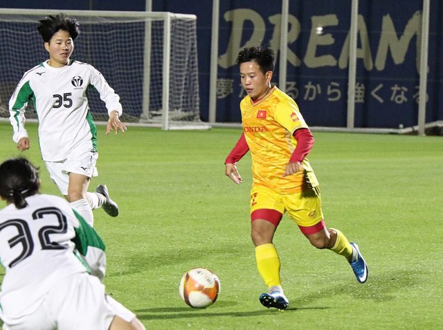 Đội tuyển nữ Việt Nam hòa đáng tiếc trước CLB của Nhật Bản - Ảnh 2.