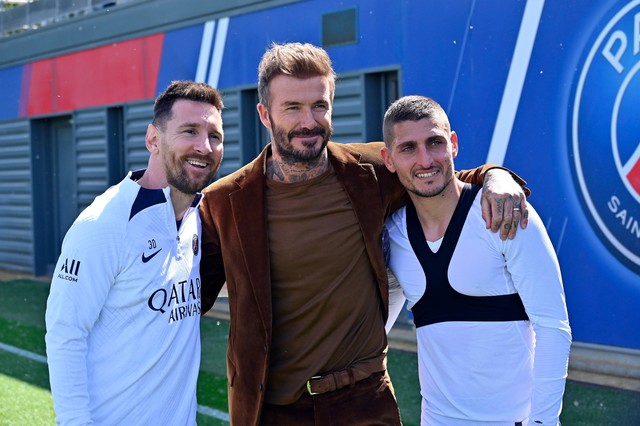 David Beckham nhận một triệu tin nhắn khi Messi gia nhập Inter Miami - Ảnh 1.