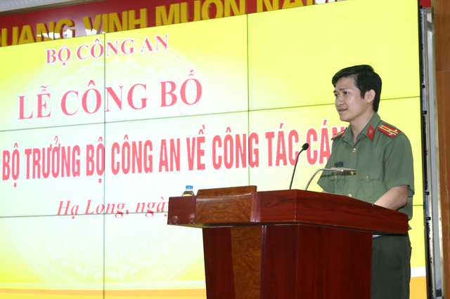 Trung tá Phạm Văn Dũng làm Phó Giág đốc Công an tỉnh Quảng Ninh - Ảnh 2.