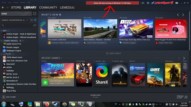 Steam 'gắn cờ' cảnh báo kết thúc hỗ trợ hệ điều hành cũ - Ảnh 2.