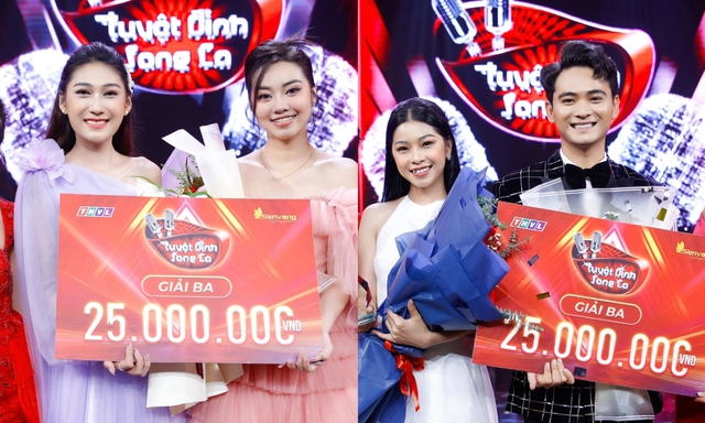 Hai người đẹp đến từ Nghệ An giành quán quân 'Tuyệt đỉnh song ca' - Ảnh 3.