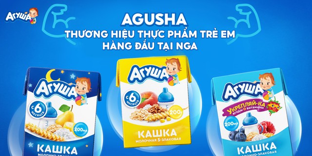 AGUSHA - thương hiệu thực phẩm trẻ em hàng đầu tại Nga - Ảnh 2.