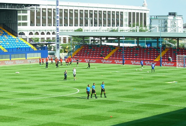 Đội tuyển U.23 Việt Nam sẽ đá vào 16 giờ và 19 giờ tại sân Prince